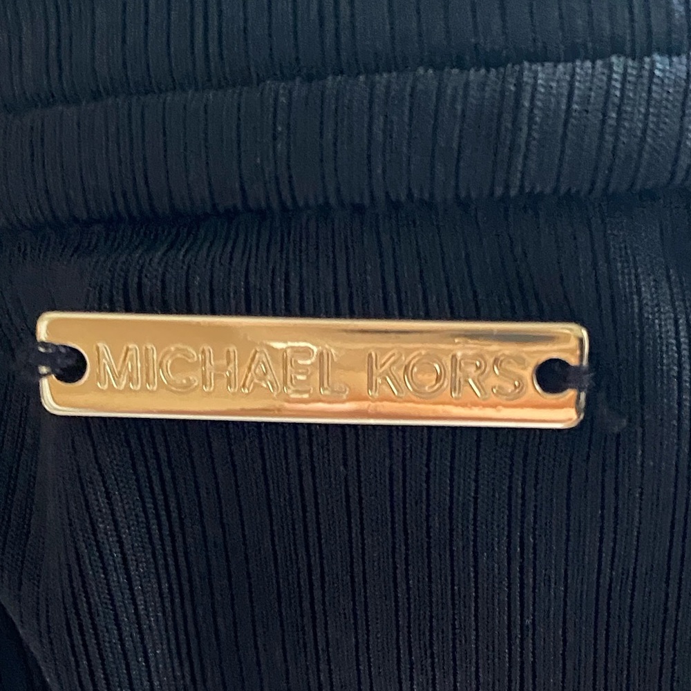 Michael Kors Black Top with Gold Studs - Picture 4 of 9